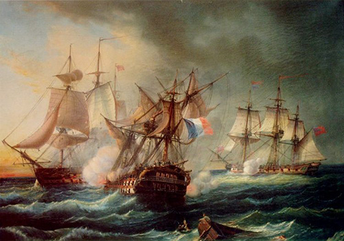 Huile sur toile de Léopold Le Guen