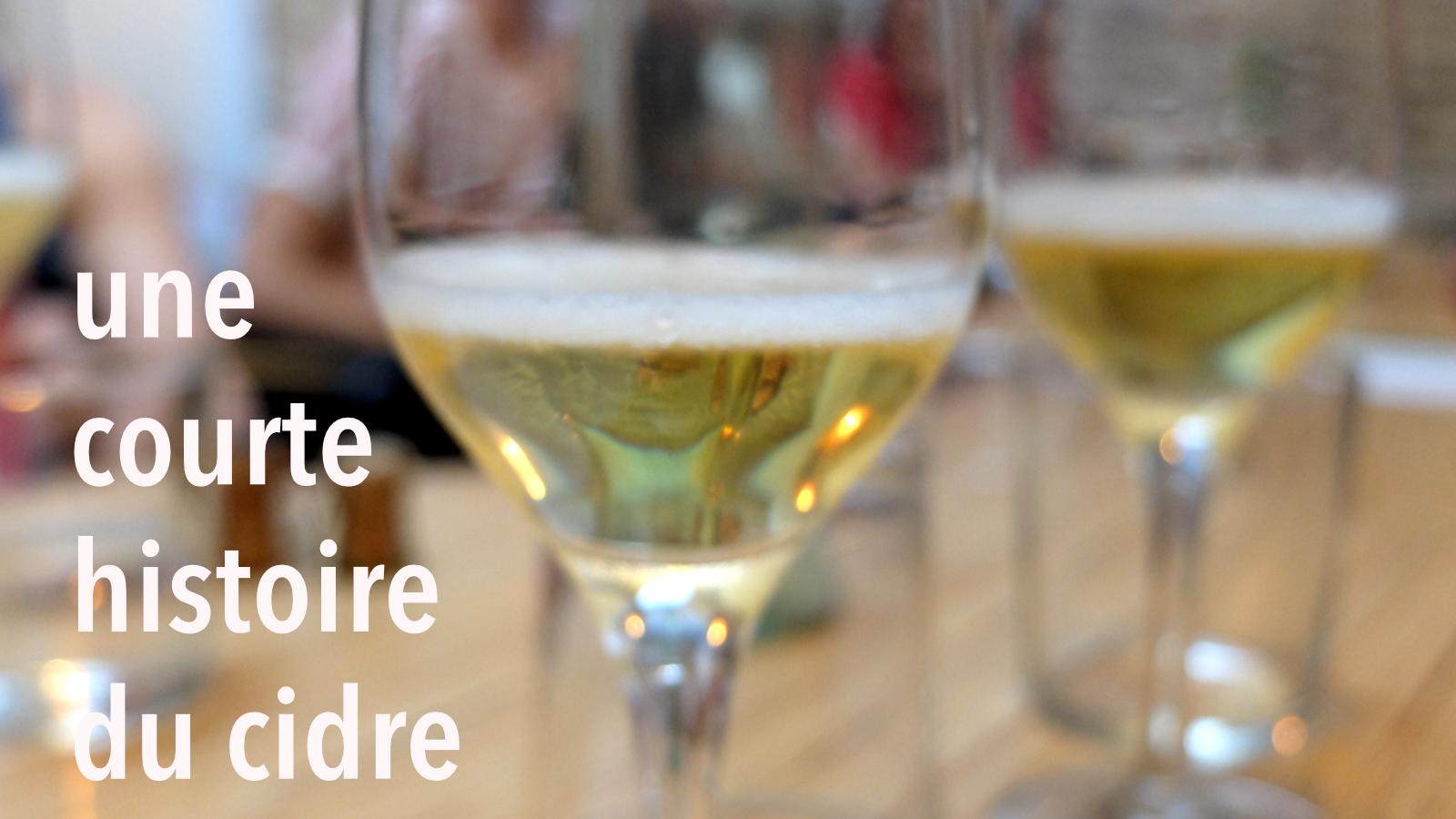 Le cidre depuis ses origines